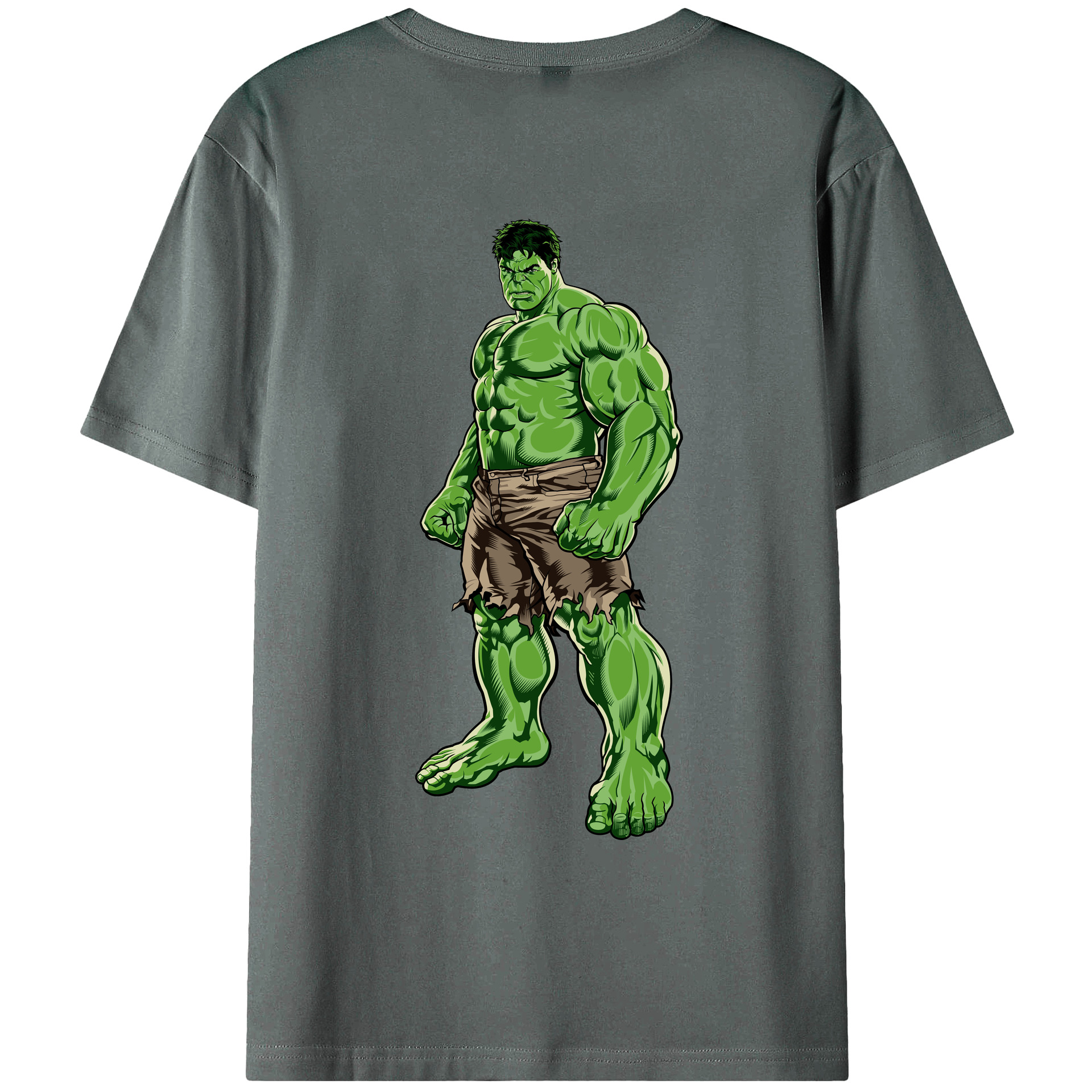 （画像用） アベンジャーズ The Avengers 綿100％ メンズ半袖Tシャツ（バックプリント） 通気性